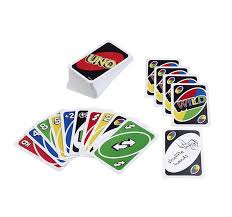 Instead of drawing cards like in regular uno, a player pushes a button and a random amount of cards is launched out at the player. Shop Online Ne Uno Card Game Hamleys India