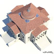Villa Capra La Rotonda 3d Model Villa Renaissance Architecture 3d Model