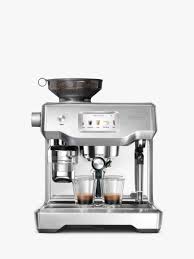 It features a steam pipe for milk frothing and also several options for coffee customisation. Sage Coffee Machines John Lewis Partners