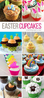 These flowers are really easy to make and they look fantastic! 35 Adorable Easter Cupcake Ideas