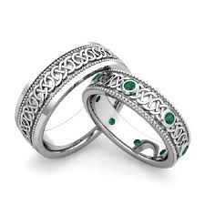 His And Hers Celtic Wedding Bands Wedding And Bridal Inspiration Celtic Wedding Bands Celtic Wedding Rings Celtic Wedding Ring Sets