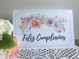 Feliz Cumpleaños Happy Birthday Quotes In Spanish For Mom Feliz Cumpleanos Card Tarjeta Cumpleanos Printable Etsy Birthday Card Printable Birthday Cards For Mom Printable Cards