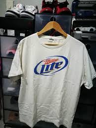 I wonder why miller lite hasn't incorporated this in a paint scheme for kurt busch and the miller lite dodge. Vintage Miller Lite Shirt Men S Fashion Tops Sets Tshirts Polo Shirts On Carousell