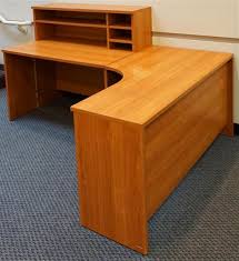 Maybe you would like to learn more about one of these? Lot Mid Century Modern Cherry Laminate Two Part Corner Desk H 44 In W 77 In D 59 In