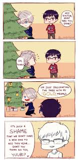 Yuri On Ice Victor And Yuri Comic Christmas Yuri On Ice Yuri Yuri Katsuki