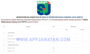 Hotel seri malaysia, genting highlandsdate : Jawatan Kosong Di Majlis Perbandaran Subang Jaya Mpsj Appkerja Malaysia