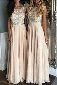 Beaded Chiffon Charming Long Bridesmaid Dresses Pd5032 Evening Dresses Elegant Evening Dresses Prom Evening Dress Fashion
