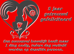 Leuke 5 Jaar Getrouwd Felicitatie Plaatjes