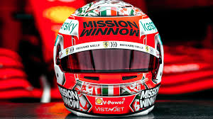 Charles marc hervé perceval leclerc (french pronunciation: In Pictures Charles Leclerc Special Ferrari Helmet Design For Imola 2021 Emilia Romagna Gp