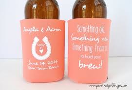 Rustic Western Favors Lucky In Love Country Southern Barn Personalized Wedding Can Coolers Fall Wedding Summer Wedding Beer Insulators In 2020 Country Wedding Koozies Country Wedding Favors Country Wedding