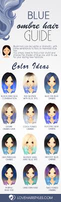 Platinum blonde hair with blue tips? 45 Trendy Styles For Blue Ombre Hair Lovehairstyles Com