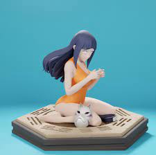3D file hinata naruto nsfw・3D printing template to download・Cults