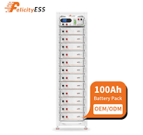 Felicityess LiFePO4 Battery 20kwh 40kwh 60kwh High Voltage Stackable  Lithium Solar Battery Home Energy Storage Battery