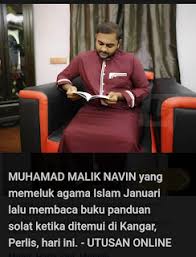 If his name rings a bell, he's guy who had allegedly used hindu slurs during one of his religious lecture. Berbelas Tahun Pendam Hasrat Memeluk Islam Selepas Dengar Ceramah Dr Zakir Naik