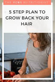 Pcos Hair Loss My 5 Step Plan To Help You Grow Your Hair Back
