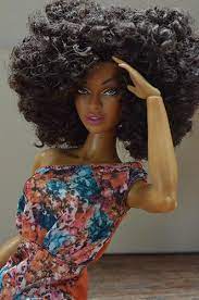 Adele Black Barbie Natural Hair Doll Natural Hair Styles