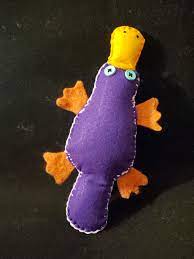 Purple Platypus Dinosaur Stuffed Animal Animals Dinosaur
