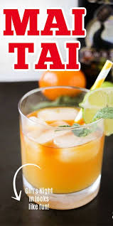 Mai Tai Cocktail Mai Tai Cocktail Recipes Basic Mai Tai Recipe Drinks Alcohol Recipes