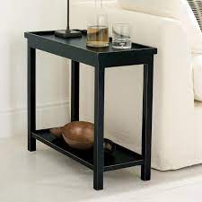 Narrow Jet Side Table Rubbed Black In 2021 Sofa Side Table Narrow Side Table Living Room Table