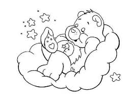 Care Bear Bedtime Bear Is Sleeping Tight In Care Bear Coloring Page Bear Coloring Pages Coloring Pages Cute Coloring Pages
