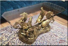 As always, we love shopping around for furniture ideas. Novelty Horse Antique Coffee Table Glass Table Luxury Furniture Amazon Co Uk Home Kitchen