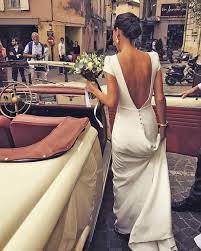 Country Style Wedding Dresses Inspiration In 2021 Wedding Dress Low Back Silk Wedding Dress Simple Silk Wedding Dress