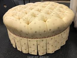 Vintage ethan allen leather ottoman via charish living room. Gleaton S Metro Atlanta Auction Company Estate Sale Business Marketplace Auction Ethan Allen Farmhouse And Designer Rug Online Auction Starts Closing 8 00pm Tuesday July 31st Item Ethan Allen Rolling Ottoman Or