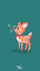Christmas Deer Marion Blanc Christmas Wallpaper Cute Christmas Wallpaper Wallpaper Iphone Christmas