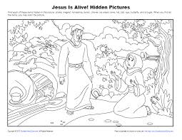 This is a free printable easter sheep coloring page for kids. Easter Hidden Pictures Activity On Sunday School Zone