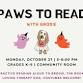 Paws to Read with Brodie event image