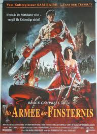 Army Of Darkness Poster Germany Armee Der Finsternis Evildead Movie Posters Vintage Horror Movie Posters Movie Posters