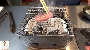The atmosphere was great with a gentle sound of small sea waves and small fishes around. World S Best Beef On Binchotan Charcoal Grill Japanese Miyazaki Wagyu A5 Strip Steak Youtube