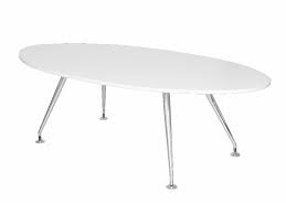 Open leg bases are constructed of durable metal and finished with a protective black powder. Oval Boardroom Table White Buy Online Uk Shop