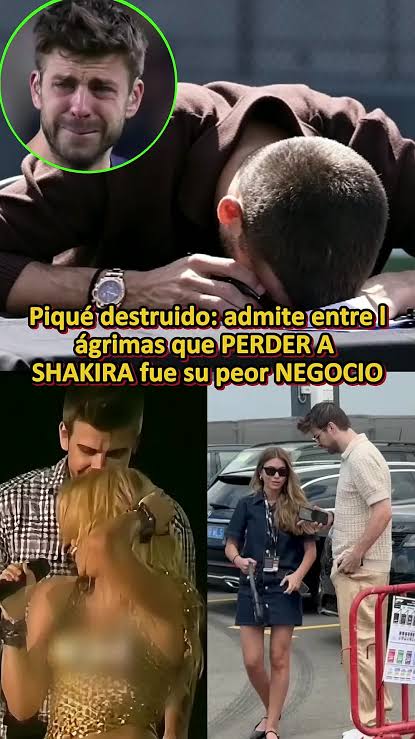 Piqué suy sụp: anh ấy bật khóc thừa nhận rằng việc MẤT SHAKIRA là thương vụ kinh doanh tồi tệ nhất của mình #Shakira #USA #Pique #Spain #Mexico