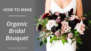 How To Make A Diy Organic Bridal Bouquet Youtube Bridal Bouquet Flowers Diy Bridal Bouquet Wedding Bouquets Sets