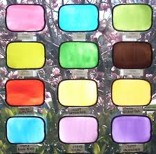 Gallery Glass Class Color Charts Dry Color Swatches And