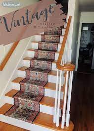 Diy Stair Runner Using Throw Rugs What You Do When You Can T Find A Stair Runner Rug You Love In 2021 Diy Stairs Stair Runner Throw Rugs