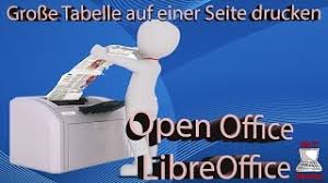Openoffice.org gibt ihnen die möglichkeit, nur einen ausgewählten bereich ihrer tabelle zu drucken. Tabellen Auf Nur Einer Seite Drucken Mit Libre Office Open Office Tutorial Freude An Der It Youtube