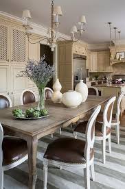 French Dining Table With Cabriolet Legs And Round Back Dining Chairs Transitional Dining Room Dining Room French French Dining Tables Country Dining Tables