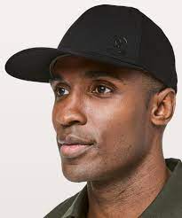 Lululemon Men S On The Fly Ball Cap Logo Black Size One Size Cap Logo Ball Cap Hats For Men
