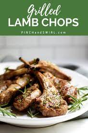 With A Simple Marinade Recipe Of Olive Oil Garlic Rosemary Salt And Pepper These Grilled Lam Grilled Lamb Chop Recipes Lamb Chop Recipes Grilled Lamb Chops
