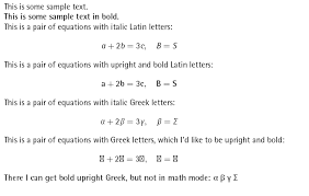 How To Tell Xelatex To Use One Font For Italic Math And Another Font For Bold Math Tex Latex Stack Exchange