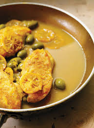 Chicken With Olives And Grilled Lemon Ricardo Recipe Chicken With Olives Recipes Ricardo Recipe