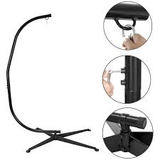 Read below for our 12 favorite hanging chairs that you'll never want to leave. Hammock Chair Stands Hanging Hammock Stands C Stand Solid Steel Heavy Duty Stand Only Construction For Hanging Hammock Air Porch Swing Chair Outdoor Indoor 330lbs Capacity Walmart Com Walmart Com