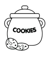 It consists of a cookie with chocolate chips inserted and baked inside it. Cookie Coloring Pages Playing Learning