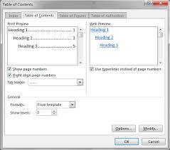 See this post for a clarification on when to use boldface. How Do I Create An Automatic Table Of Contents In Word 2013 2016 Ask A Librarian