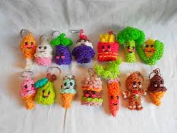 Rainbow Loom Happy Food Keychains Elastique Rainbow Loom Tuto Bracelet Elastique Elastique Loom