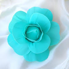Are there real turquoise flowers. Efavormart 6 Pack 8 3d Craft Rose Turquoise Real Feel Foam Rose For Wall Backdrop Centerpieces Arrangement Party Home Decor Walmart Com Walmart Com