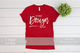 Red t shirt mockup free png and psd. Canvas Red T Shirt Mockup 3001 Bella And Canvas Mock Up 257599 Mockups Design Bundles Shirt Mockup Clothing Mockup Red Tshirt