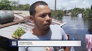 OVERFLOWING BERBICE RIVER, HEAVY RAINS LEAVES KWAKWANI RESIDENTS UNDERWATER 